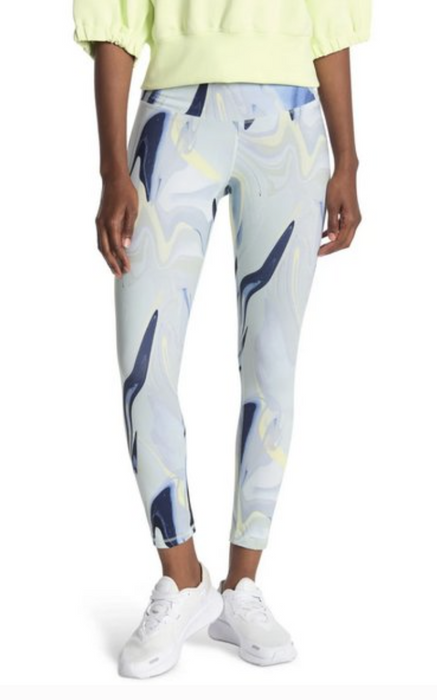 Z BY ZELLA High Waisted Printed Leggings In Light/pastel Blue size S