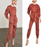 BCBGMAXAZRIA Pleated Cotton Jumpsuit Cargo Pockets Tandoori Spice Size XXS $348