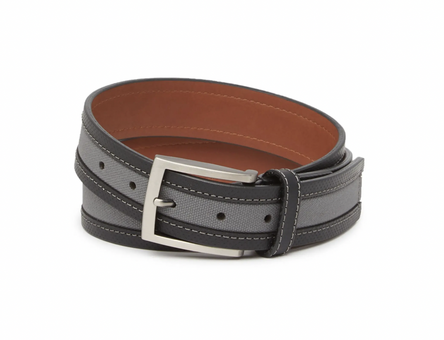Boconi Sneaker Belt Leather Navy/Black Size 36/90 $119