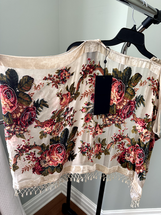 The Kooples Women's Vintage Burn Out Kimono  size OS $410