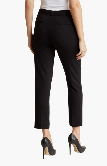 Amanda + Chelsea Womens Dress Career Pants Black Mid Rise Stretch SIZE 16 $110