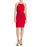 Lauren Ralph Lauren Robe en jersey spaghetti à volants dans le dos pour femme Rouge Taille 14 156 $