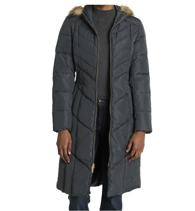 Cole Haan Down & Feather Puffer Jacket Size XXS fits as XS $280