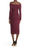 AFRM Azani Off-The-Shoulder Bodycon Dress Burgundy Size S
