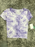 ABOUND  women's Tie Dye Button Front Top In Light/pastel Purple Size M