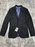 TOPMAN Black Skinny Fit Single Breasted Suit Blazer size 38R in black $170