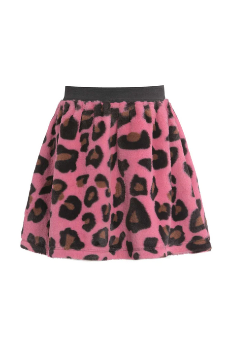 Hannah Banana Kids Girls Pink Swirl Faux Fur Skirt Size 14 in pink $58