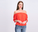 Guess women's Off shoulder bellatrix top  red size S