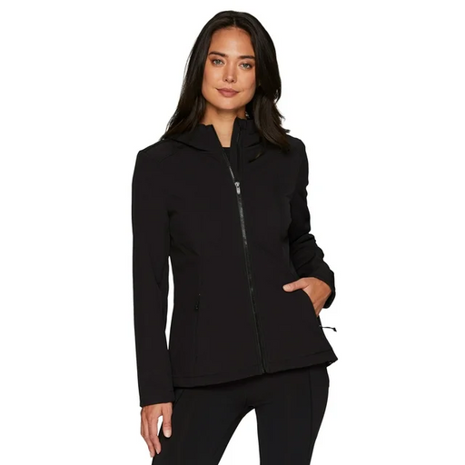 Avalanche Women's Soft Shell Fleece Lined Jacket With Hood And Pockets