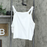BP. Women's Plus Size V-Neck Rib sleeveless Camisole Cami size 1X in white