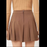 Love Tree Junior Women's tennis Pleated Mini Skirt w/ Back Zipper - Size M BLACK