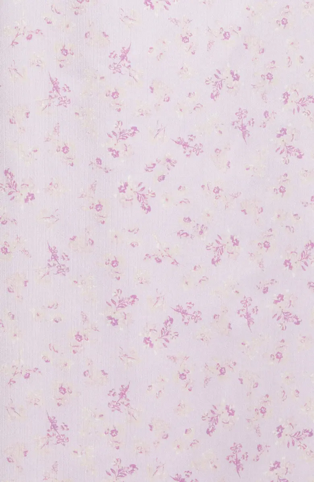 Wayf Sylvia Sleeveless Ruffle High/Low Wrap Dress In Lilac Wild Flowers XXL $148