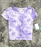 ABOUND  women's Tie Dye Button Front Top In Light/pastel Purple Size M