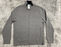 Perry Ellis men Mesh  Rib-Knit zip cardigan in grey Size L