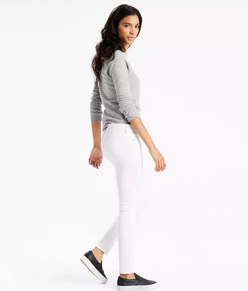 Levi's Women 711 Mid Rise Skinny Jeans 277610 Soft Clean White, 27 L30 4 Medium