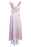 Wayf Sylvia Sleeveless Ruffle High/Low Wrap Dress In Lilac Wild Flowers XXL $148