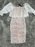 Robe TFNC pour femme Nelly Mini-robe en dentelle à épaules dénudées taille chair M Convient comme XS