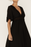 Wishlist Apparel Woman's Crochet Trim Maxi Dress In Black Size M $130