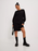 Selected Femme Lulu Long-Sleeve Knit Dress In Black Size M $165