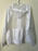 ZELLA White Sheer Poly Nylon Zip Front Jacket with Hood YOGA  plus size 2X white