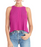 Rachel Rachel women's Roy Cross Back sleevelSweater Top Jasmine Pink Size S $110