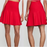 BCBGMAXAZRIA Women's Ingrid A-Line Skirt In Red Berry Size XXS $158