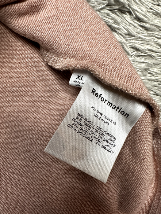 Reformation Katie Bodysuit In Serenade Size XL