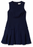 Eliza J Robe fourreau trapèze pour femmes avec attaches plissées taille 14P marine 158 $