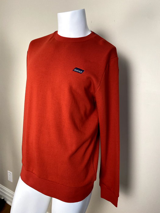 Scotch & Soda Men's Crewneck Pullover Sweater In Fiesta Red Size M