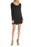 Rag and Bone Black Tunic Dress Women's Size Small  Long Sleeve Knit Cutout Back