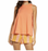 BP. Slub Jersey Sleeveless Tank In Coral Camelia Size XS