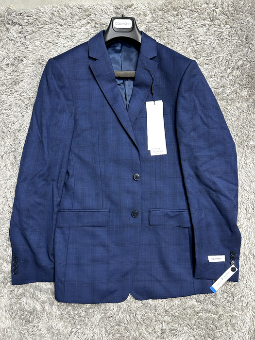 Calvin Klein Men's extra slim  fit blazer MAUS25ZZX025 in blue MANCUSO size 40L