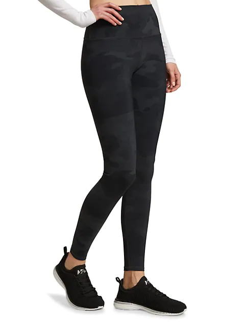 Alo Yoga High-Waist Vapor Leggings In Black Camo Size XS