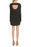Rag and Bone Black Tunic Dress Women's Size Small  Long Sleeve Knit Cutout Back