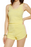BP. Women's Terry Cloth Tank Top Scoop Neck Sleeveless Yellow Lemonade 1X