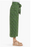 Pantalon court à jambe large à imprimé floral en viscose HINGE 129$ taille M en vert