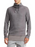 MADISON SUPPLY Men's  Mockneck Mixed Fabric Sweater In Quiet Shade size S $158