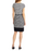 Phase Eight Clare Colour Block Tweed Dress Navy/White Size 12 US (16UK)