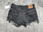Levi's Women's 501 Original Black Button Fly  Cutoff Shorts 26 NWT $69