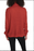 Sanctuary Women's Shaker Turtleneck Sweater In Cinnamon Brown Size XL $130