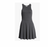 BP. Sleeveless Rib Scoop Neck Tank Mini Dress Grey Charcoal Heather Size S