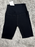 LNA Bike Shortssize M Black Ribbed Jersey Rayon Stretch High Rise 8" Inseam New