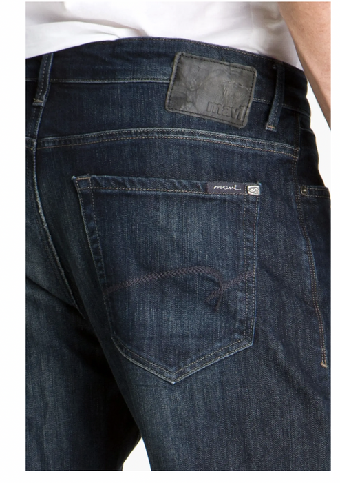 Mavi Men's Matt Relaxed Fit Straight Leg Jeans Deep Stanford Blue Size W 33 L 32