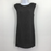 Mini-robe à épaules rembourrées Susina en noir gris taille S