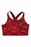 Zella Burgundy London Roisin Camo Girls Sports Bra Size XS 5-6