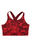 Zella Burgundy London Roisin Camo Soutien-gorge de sport pour filles Taille XS 5-6