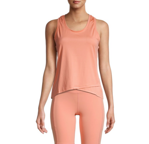 Spyder Tulip Hem sleeveless Tank Top Women's size L in marigold Peach $48