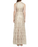 BCBGMAXAZRIA Patti Sleeveless Embroidered Deco Sequin Gown Dress Size 4 $517