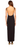 Susana Monacol low back tank slit dress with attached bodysuit in Black size XS