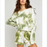 Free People Movement Kelly Jersey Knit Tie-Dyel Shorts XS Green